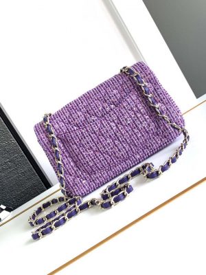 chanel as1116 24c mini flap bag 20cm a69900 tweed purple 06 luxibags.ru .jpg