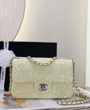 chanel as1116 samll flap sequin bag sparkling bingbing 20cm beige 002 luxibags.ru .jpg