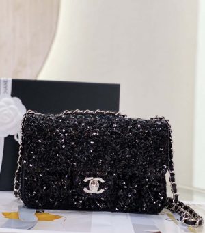 chanel as1116 samll flap sequin bag sparkling bingbing 20cm black 001 luxibags.ru .jpg