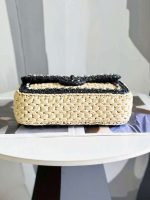 chanel as1116 small flap bag raffia a69900 beige black 004 luxibags.ru .jpg