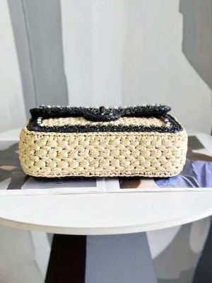chanel as1116 small flap bag raffia a69900 beige black 004 luxibags.ru .jpg