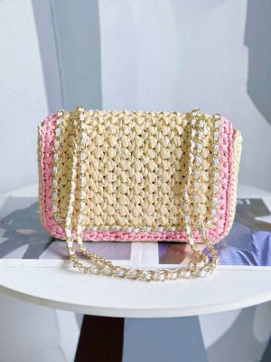 chanel as1116 small flap bag raffia a69900 beige pink 003 luxibags.ru .jpg