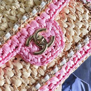 chanel as1116 small flap bag raffia a69900 beige pink 006 luxibags.ru .jpg