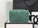 chanel as1116 small flap bag woolen a69900 green 003 luxibags.ru .jpg