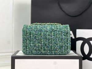 chanel as1116 small flap bag woolen a69900 green 003 luxibags.ru .jpg