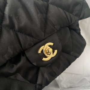 chanel as1118 flap bag satin fabric black 007 luxibags.ru .jpg