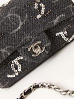 chanel as1119 small flap classic handbag black denim beaded sequin bag 002 luxibags.ru .jpg