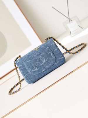 chanel as1119 small flap classic handbag blue denim beaded sequin bag 004 luxibags.ru .jpg