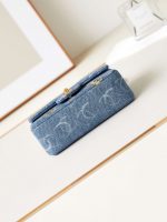 chanel as1119 small flap classic handbag blue denim beaded sequin bag 006 luxibags.ru .jpg