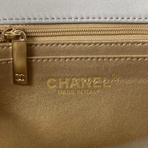 chanel as1787 mini flap bag football lambskin gray gold 008 luxibags.ru .jpg