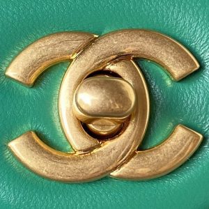 chanel as1787 mini flap bag football lambskin green gold 003 luxibags.ru .jpg