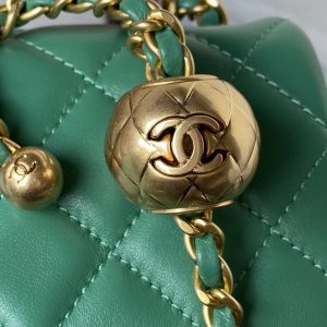 chanel as1787 mini flap bag football lambskin green gold 004 luxibags.ru .jpg
