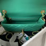 chanel as1787 mini flap bag football lambskin green gold 007 luxibags.ru .jpg