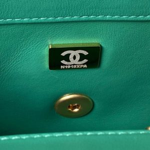 chanel as1787 mini flap bag football lambskin green gold 009 luxibags.ru .jpg