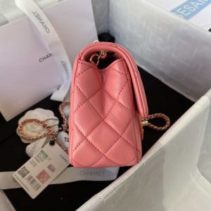 chanel as1787 mini flap bag football lambskin pink gold 005 luxibags.ru .jpg