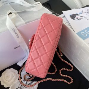 chanel as1787 mini flap bag football lambskin pink gold 006 luxibags.ru .jpg