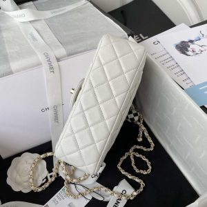 chanel as1787 mini flap bag football lambskin white gold 006 luxibags.ru .jpg