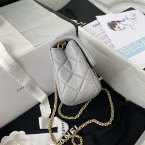 chanel as1787 mini flap bag lambskin gray gold 006 luxibags.ru .jpg