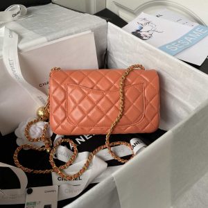 chanel as1787 mini flap bag lambskin orange gold 002 luxibags.ru .jpg