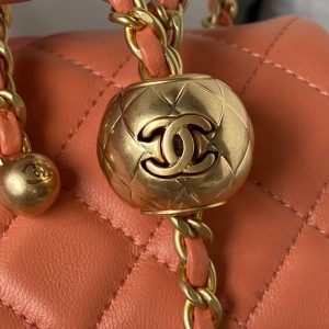 chanel as1787 mini flap bag lambskin orange gold 004 luxibags.ru .jpg