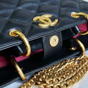 chanel as2120 small shopping bag lambskin black 007 luxibags.ru .jpg