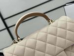chanel as2431 mini flap apricot with brown lambskin bag with top handle gold 003 luxibags.ru .jpg