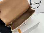 chanel as2431 mini flap apricot with brown lambskin bag with top handle gold 008 luxibags.ru .jpg