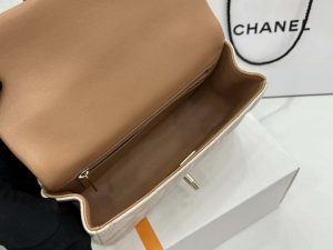 chanel as2431 mini flap apricot with brown lambskin bag with top handle gold 008 luxibags.ru .jpg
