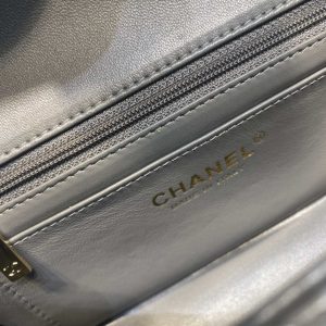 chanel as2431 mini flap lambskin bag with top handle gray bright gold 008 luxibags.ru .jpg