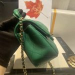 chanel as2431 mini flap lambskin bag with top handle green bright gold 003 luxibags.ru .jpg