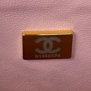 chanel as2431 mini flap lambskin bag with top handle light gold dark pink 009 luxibags.ru .jpg