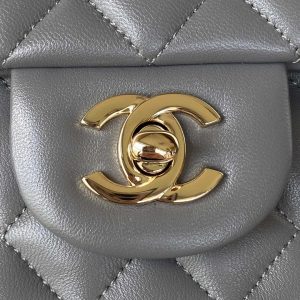 chanel as2431 mini flap lambskin bag with top handle light gold gray 003 luxibags.ru .jpg