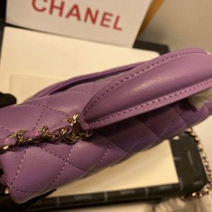 chanel as2431 mini flap lambskin bag with top handle purple bright gold 004 luxibags.ru .jpg