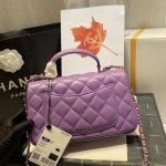 chanel as2431 mini flap lambskin bag with top handle purple bright gold 006 luxibags.ru .jpg