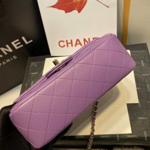 chanel as2431 mini flap lambskin bag with top handle purple bright gold 007 luxibags.ru .jpg