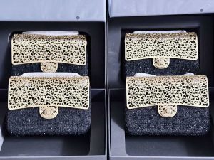 chanel as2535 mini evening bag wool tweed gold tone metal black 001 luxibags.ru .jpg