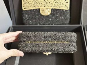 chanel as2535 mini evening bag wool tweed gold tone metal black 005 luxibags.ru .jpg