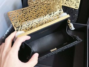 chanel as2535 mini evening bag wool tweed gold tone metal black 006 luxibags.ru .jpg