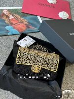 chanel as2535 mini evening bag wool tweed gold tone metal black 012 luxibags.ru .jpg