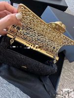 chanel as2535 mini evening bag wool tweed gold tone metal black 013 luxibags.ru .jpg