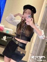 chanel as2535 mini evening bag wool tweed gold tone metal black 015 luxibags.ru .jpg