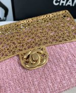 chanel as2535 mini evening bag wool tweed gold tone metal light pink 014 luxibags.ru .jpg