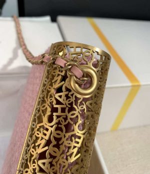 chanel as2535 mini evening bag wool tweed gold tone metal light pink 016 luxibags.ru .jpg