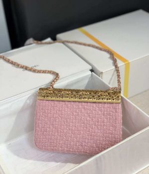 chanel as2535 mini evening bag wool tweed gold tone metal light pink 017 luxibags.ru .jpg