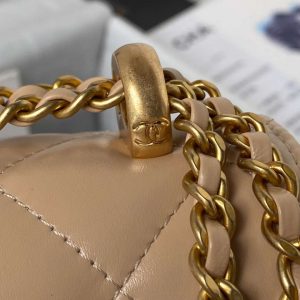 chanel as2615 woc wallet on chain with gold charm mini vintage calfskin bag apricot 006 luxibags.ru .jpg