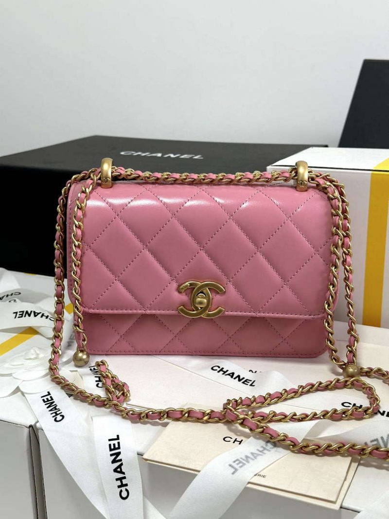 chanel as2615 woc wallet on chain with gold charm mini vintage calfskin bag pink 001 luxibags.ru .jpg