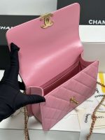 chanel as2649 woc wallet on chain with gold charm small vintage calfskin bag pink 007 luxibags.ru .jpg