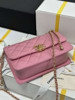 chanel as2649 woc wallet on chain with gold charm small vintage calfskin bag pink 008 luxibags.ru .jpg
