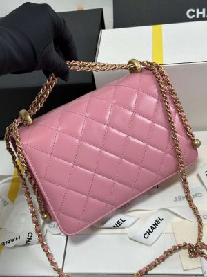 chanel as2649 woc wallet on chain with gold charm small vintage calfskin bag pink 009 luxibags.ru .jpg