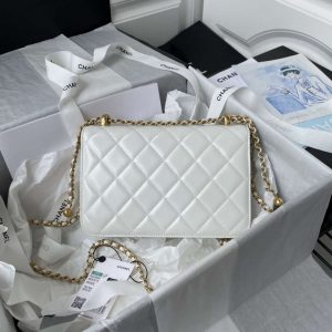 chanel as2649 woc wallet on chain with gold charm small vintage calfskin bag white 002 luxibags.ru .jpg